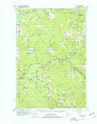 preview thumbnail of historical topo map of Cowlitz County, WA in 1953
