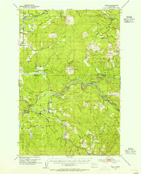 Download a high-resolution, GPS-compatible USGS topo map for Toutle, WA (1955 edition)