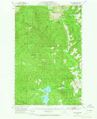 Download a high-resolution, GPS-compatible USGS topo map for Twin Lakes, WA (1965 edition)