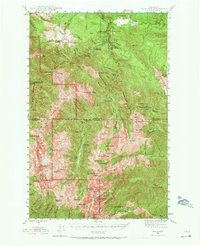 Download a high-resolution, GPS-compatible USGS topo map for Tyler Peak, WA (1971 edition)