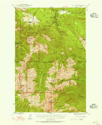 Download a high-resolution, GPS-compatible USGS topo map for Tyler Peak, WA (1955 edition)