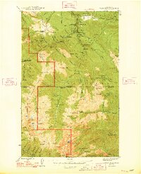 preview thumbnail of historical topo map of Clallam County, WA in 1948