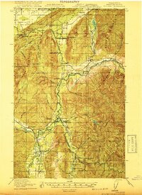 preview thumbnail of historical topo map of Whatcom County, WA in 1919