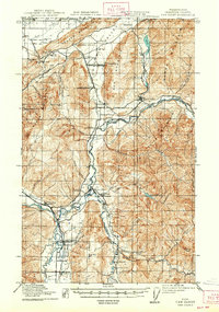 1919 Map of Van Zandt, 1947 Print