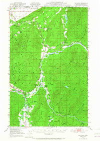 1951 Map of Van Zandt, 1965 Print