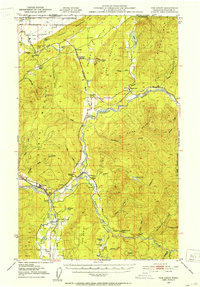 1951 Map of Van Zandt, 1953 Print