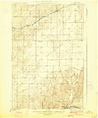 1925 Map of Washtucna, WA