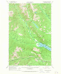 Download a high-resolution, GPS-compatible USGS topo map for Wenatchee Lake, WA (1970 edition)