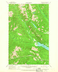 Download a high-resolution, GPS-compatible USGS topo map for Wenatchee Lake, WA (1967 edition)
