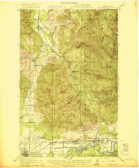 1921 Map of Acme, WA