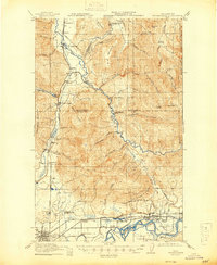 Download a high-resolution, GPS-compatible USGS topo map for Wickersham, WA (1944 edition)