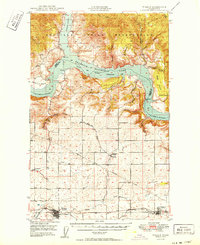 Download a high-resolution, GPS-compatible USGS topo map for Wilbur, WA (1950 edition)