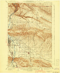 1941 Map of Yakima East