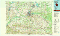 Download a high-resolution, GPS-compatible USGS topo map for Eau Claire, WI (1989 edition)