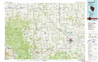 Download a high-resolution, GPS-compatible USGS topo map for Marshfield, WI (1989 edition)