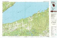 preview thumbnail of historical topo map of Port Wing, WI in 1980
