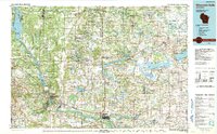Download a high-resolution, GPS-compatible USGS topo map for Wisconsin Dells, WI (1991 edition)