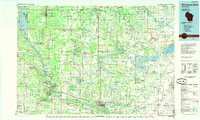 Download a high-resolution, GPS-compatible USGS topo map for Wisconsin Dells, WI (1985 edition)