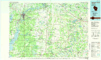 preview thumbnail of historical topo map of Wisconsin Rapids, WI in 1985