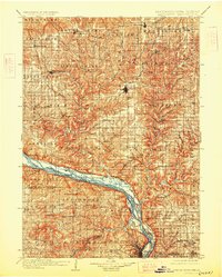 1908 Map of Lancaster, 1926 Print