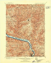 1904 Map of Lancaster, 1953 Print