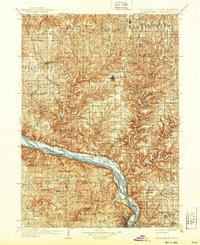 1908 Map of Lancaster, 1939 Print