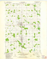 1981 Map of Abbotsford, WI, 1982 Print