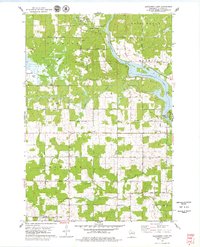 preview thumbnail of historical topo map of Lincoln County, WI in 1978