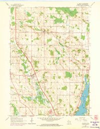 1959 Map of Allenton, WI, 1973 Print