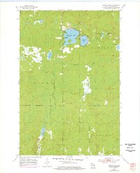 Download a high-resolution, GPS-compatible USGS topo map for Amnicon Lake, WI (1976 edition)