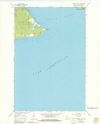 Download a high-resolution, GPS-compatible USGS topo map for Amnicon Point, WI (1982 edition)