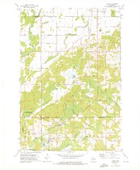 Download a high-resolution, GPS-compatible USGS topo map for Aniwa, WI (1976 edition)