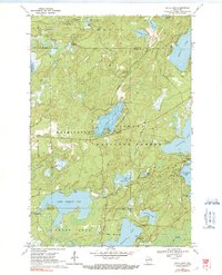 Download a high-resolution, GPS-compatible USGS topo map for Anvil Lake, WI (1991 edition)