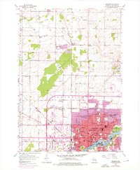 preview thumbnail of historical topo map of Appleton, WI in 1955