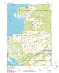 Download a high-resolution, GPS-compatible USGS topo map for Arkdale, WI (1985 edition)