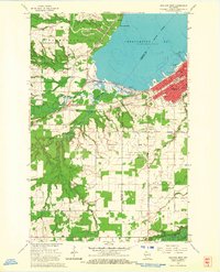Download a high-resolution, GPS-compatible USGS topo map for Ashland West, WI (1965 edition)
