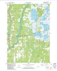 Download a high-resolution, GPS-compatible USGS topo map for Babcock, WI (1984 edition)