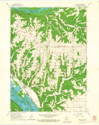Download a high-resolution, GPS-compatible USGS topo map for Bagley, WI (1964 edition)