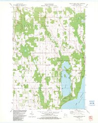 Download a high-resolution, GPS-compatible USGS topo map for Baileys Harbor West, WI (1983 edition)