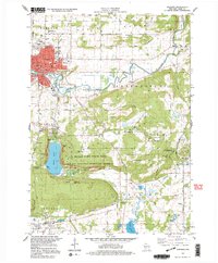 Download a high-resolution, GPS-compatible USGS topo map for Baraboo, WI (1999 edition)