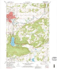 Download a high-resolution, GPS-compatible USGS topo map for Baraboo, WI (1984 edition)