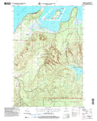 Download a high-resolution, GPS-compatible USGS topo map for Bark Bay, WI (2006 edition)