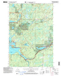 Download a high-resolution, GPS-compatible USGS topo map for Barker Lake, WI (2006 edition)