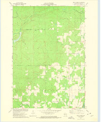 Download a high-resolution, GPS-compatible USGS topo map for Becky Creek, WI (1975 edition)