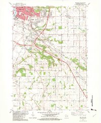 Download a high-resolution, GPS-compatible USGS topo map for Bellevue, WI (1982 edition)