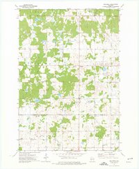 preview thumbnail of historical topo map of Taylor County, WI in 1973