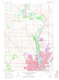Download a high-resolution, GPS-compatible USGS topo map for Beloit, WI (1977 edition)