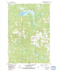 Download a high-resolution, GPS-compatible USGS topo map for Big Briens Lake, WI (1991 edition)