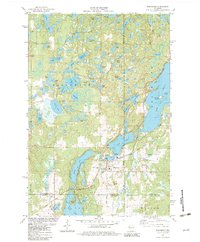 Download a high-resolution, GPS-compatible USGS topo map for Birchwood, WI (1982 edition)