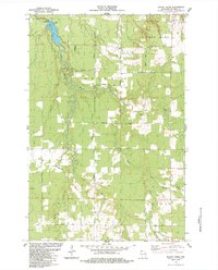 preview thumbnail of historical topo map of Bayfield County, WI in 1984